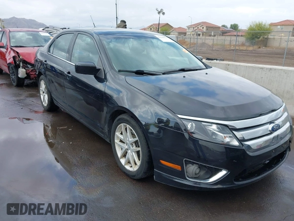 2011 Ford Fusion SEL with VIN 3FAHP0JA7BR321693, listed as a IAAI auction lot 42160193 with 163,376 mi miles and . Bid and sale history available at carsss.com. Image 1.