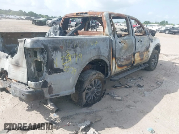 2022 Ford Ranger XL with VIN 1FTER4EH7NLD12579, listed as a IAAI auction lot 40759126 with Not provided miles and . Bid and sale history available at DreamBid. Image 4.