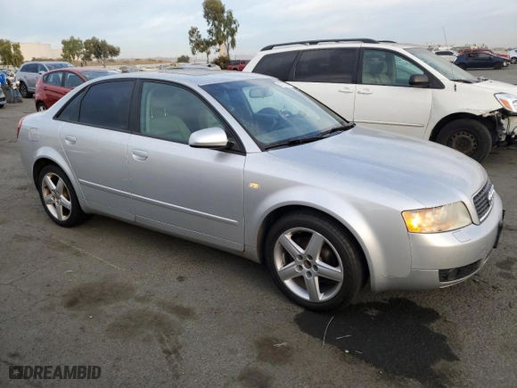 2005 Audi A4 1.8T with VIN WAUJC68EX5A065001, listed as a Copart auction lot 77533784 with 128,124 mi miles and Salvage Title. Bid and sale history available at carsss.com. Image 4.