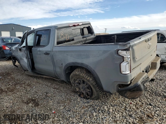 2025 Chevrolet Silverado 1500 with VIN 3GCUKHE86SG111563, listed as a Copart auction lot 42922455 with Not Provided miles and Salvage Title. Bid and sale history available at DreamBid. Image 2.