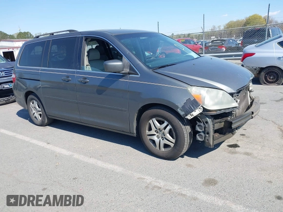 2007 Honda Odyssey EX-L с VIN 5FNRL386X7B421678, выставлен на аукционе IAAI как лот 41863509 с пробегом 190 969 миль миль и . История ставок и продаж доступна на DreamBid. Изображение 1.
