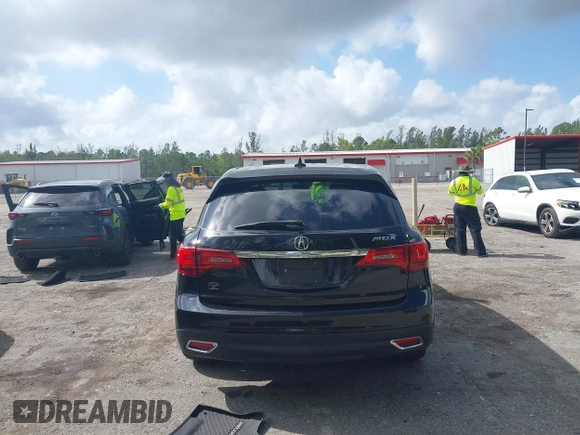 2016 Acura MDX w/Tech with VIN 5FRYD3H44GB021119, listed as a IAAI auction lot 41946691 with 179,222 mi miles. Bid and sale history available at carsss.com. Image 16.