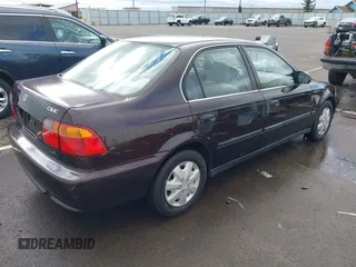 2000 Honda Civic LX with VIN 1HGEJ6676YL036362, listed as a IAAI auction lot 41912249 with 135,112 mi miles. Bid and sale history available at carsss.com. Image 4.