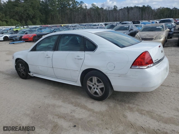 2011 Chevrolet Impala LS Fleet with VIN 2G1WF5EK3B1271599, listed as a Copart auction lot 81575394 with 107,027 mi miles and Clean Title. Bid and sale history available at carsss.com. Image 2.