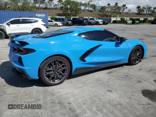 2022 Chevrolet Corvette 2LT with VIN 1G1YB2D49N5115320, listed as a Copart auction lot 47008445 with 17,102 mi miles and Clean Title. Bid and sale history available at carsss.com. Image 3.