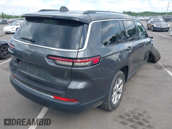 2021 Jeep Grand Cherokee Limited z VIN 1C4RJKBG1M8157263, wystawiony jako IAAI lot #42535943 z przebiegiem 70 231 mil mil oraz . Historia ofert i sprzedaży dostępna na DreamBid. Obrazek 4.