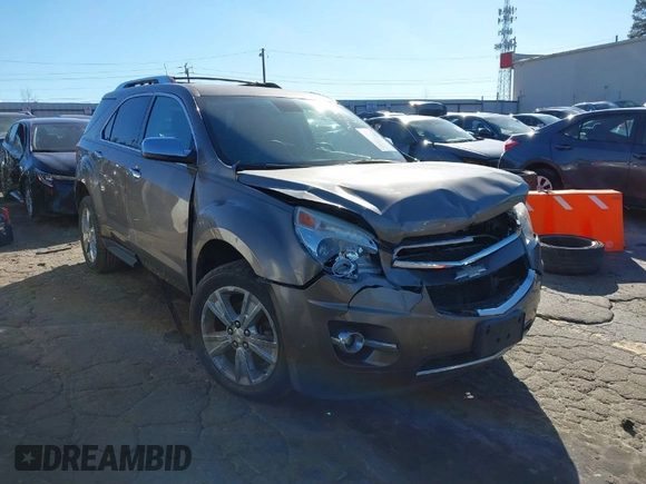 2012 Chevrolet Equinox LTZ with VIN 2GNFLGE50C6267916, listed as a IAAI auction lot 41585391 with 144,853 mi miles. Bid and sale history available at carsss.com. Image 1.