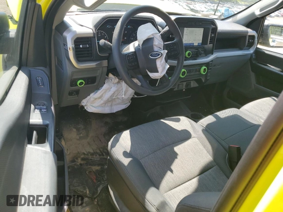 2022 Ford F-150 XL with VIN 1FTMF1EB3NKE01585, listed as a Copart auction lot 68897514 with 29,951 mi miles and Salvage title. Bid and sale history available at DreamBid. Image 8.