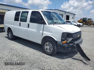 2017 Chevrolet Express Cargo with VIN 1GCWGAFF9H1179782, listed as a Copart auction lot 62114635 with 144,530 mi miles and Salvage title. Bid and sale history available at DreamBid. Image 4.