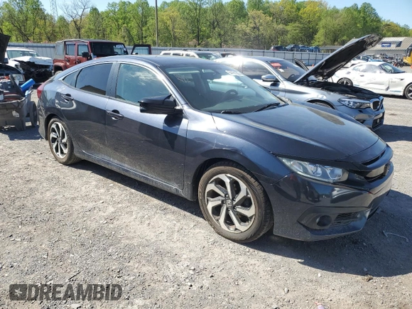 2017 Honda Civic Sedan EX-L with VIN 2HGFC1F79HH640969, listed as a Copart auction lot 54761305 with 125,167 mi miles and Clean Title. Bid and sale history available at carsss.com. Image 4.