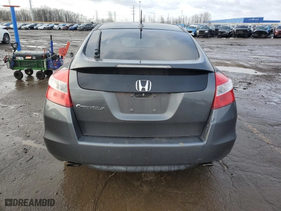 2012 Honda Crosstour EX-L with VIN 5J6TF3H5XCL005863, listed as a Copart auction lot 86521094 with 126,901 mi miles and Salvage Title. Bid and sale history available at carsss.com. Image 6.