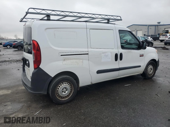 2015 Ram ProMaster City Cargo Tradesman with VIN ZFBERFAT4F6972216, listed as a Copart auction lot 43051645 with 115,567 mi miles and Clean Title. Bid and sale history available at carsss.com. Image 3.
