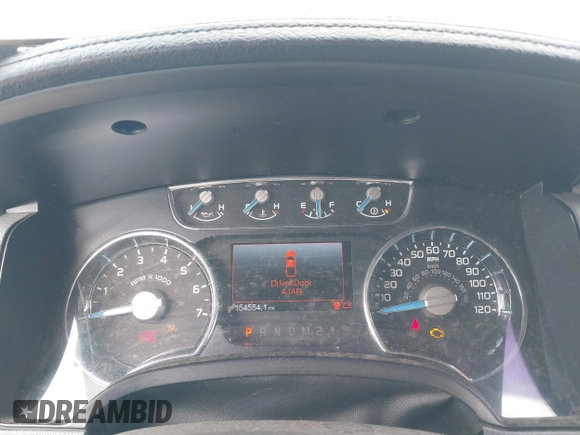 2014 Ford F-150 XL with VIN 1FTFW1CTXEKF15524, listed as a IAAI auction lot 42109740 with 154,554 mi miles and . Bid and sale history available at DreamBid. Image 7.