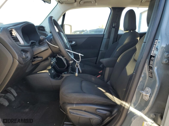 2017 Jeep Renegade Sport with VIN ZACCJAAH6HPF12808, listed as a Copart auction lot 77954704 with 80,509 mi miles and Salvage Title. Bid and sale history available at carsss.com. Image 7.
