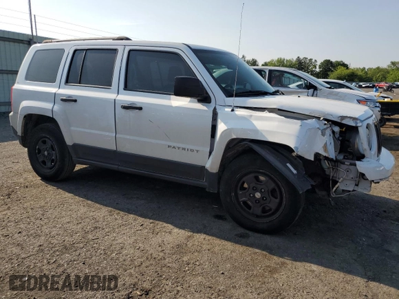 2016 Jeep Patriot Sport with VIN 1C4NJPBB0GD784449, listed as a Copart auction lot 58845515 with Not provided miles and Salvage title. Bid and sale history available at DreamBid. Image 4.