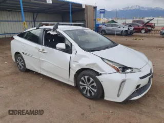 2022 Toyota Prius LE z VIN JTDL9MFU2N3035018, wystawiony jako Copart lot #54569875 z przebiegiem 48 881 mil mil oraz Szkoda całkowita • Salvage title. Historia ofert i sprzedaży dostępna na DreamBid. Obrazek 4.