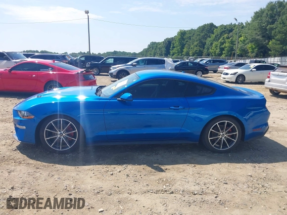 2019 Ford Mustang EcoBoost with VIN 1FA6P8TH3K5124197, listed as a IAAI auction lot 42579034 with 57,965 mi miles and . Bid and sale history available at DreamBid. Image 14.