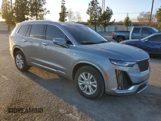 2024 Cadillac XT6 FWD Luxury with VIN 1GYKPAR40RZ744121, listed as a Copart auction lot 86413604 with 7,527 mi miles and Salvage Title. Bid and sale history available at carsss.com. Image 4.
