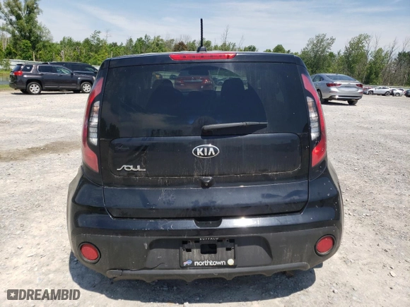 2019 Kia Soul with VIN KNDJN2A20K7001791, listed as a Copart auction lot 48468255 with 0 mi miles and Non Repairable. Bid and sale history available at carsss.com. Image 6.