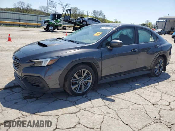 2024 Subaru WRX z VIN JF1VBAB62R9804757, wystawiony jako Copart lot #52240365 z przebiegiem 17 719 mil mil oraz Szkoda całkowita • Salvage title. Historia ofert i sprzedaży dostępna na DreamBid. Obrazek 1.