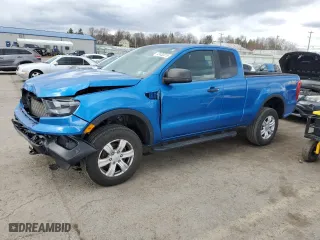 2021 Ford Ranger XL with VIN 1FTER1FH1MLD00407, listed as a Copart auction lot 47432315 with 74,841 mi miles and Salvage Title. Bid and sale history available at carsss.com. Image 1.