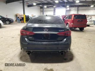 2022 Infiniti Q50 LUXE with VIN JN1EV7BR8NM340673, listed as a Copart auction lot 52626785 with 26,248 mi miles and Salvage Title. Bid and sale history available at carsss.com. Image 6.