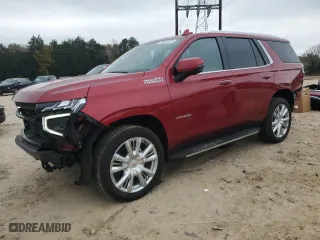 2023 Chevrolet Tahoe High Country with VIN 1GNSKTKL1PR508017, listed as a Copart auction lot 80831974 with 2,333 mi miles and Salvage Title. Bid and sale history available at carsss.com. Image 1.