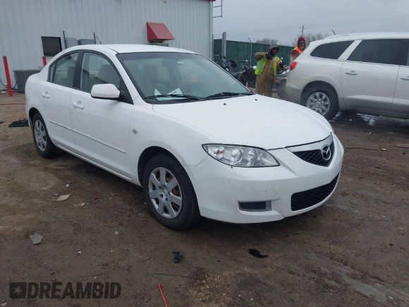 2008 Mazda 3 Sport with VIN JM1BK12F481792962, listed as a IAAI auction lot 41483591 with 279,125 mi miles and . Bid and sale history available at DreamBid. Image 1.