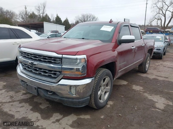 2016 Chevrolet Silverado 1500 LT with VIN 3GCUKREC9GG205499, listed as a IAAI auction lot 41557147 with 174,426 mi miles. Bid and sale history available at carsss.com. Image 2.