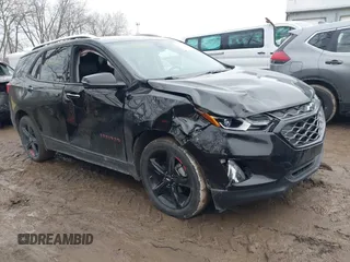 2021 Chevrolet Equinox Premier z VIN 2GNAXNEV4M6125086, wystawiony jako IAAI lot #41475387 z przebiegiem 53 387 mil mil oraz . Historia ofert i sprzedaży dostępna na DreamBid. Obrazek 1.