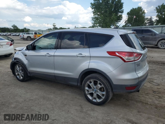 2013 Ford Escape SEL with VIN 1FMCU9HX1DUB15143, listed as a Copart auction lot 56237095 with 127,017 mi miles and Salvage title. Bid and sale history available at DreamBid. Image 2.