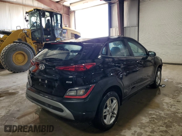 2022 Hyundai Kona SE with VIN KM8K2CAB4NU763395, listed as a Copart auction lot 44989583 with 46,013 mi miles. Bid and sale history available at carsss.com. Image 3.