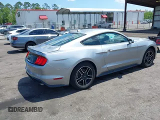 2020 Ford Mustang EcoBoost with VIN 1FA6P8TH0L5136647, listed as a IAAI auction lot 41998365 with 100,054 mi miles. Bid and sale history available at carsss.com. Image 4.