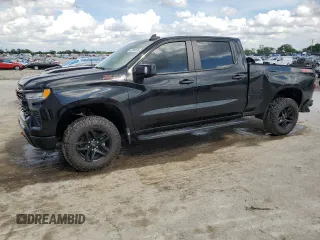 2022 Chevrolet Silverado 1500 LT Trail Boss with VIN 3GCUDFETXNG503890, listed as a Copart auction lot 55646935 with 32,407 mi miles and Salvage Title. Bid and sale history available at DreamBid. Image 1.