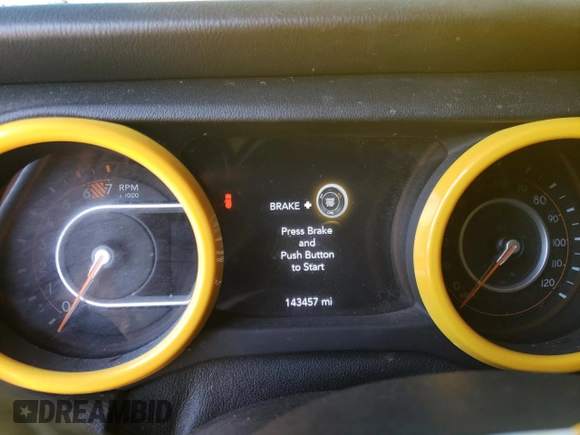 2019 Jeep Wrangler Unlimited Sahara with VIN 1C4HJXEN9KW507069, listed as a Copart auction lot 48542065 with 143,457 mi miles and Salvage title. Bid and sale history available at DreamBid. Image 9.