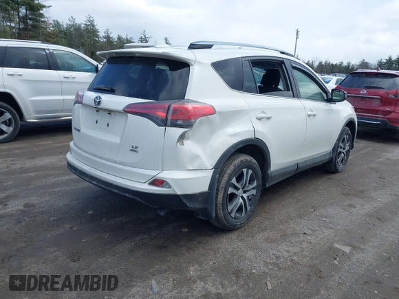2018 Toyota RAV4 LE with VIN JTMBFREV5JJ738405, listed as a IAAI auction lot 41956145 with 100,593 mi miles and . Bid and sale history available at DreamBid. Image 4.
