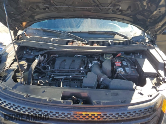 2015 Ford Utility Police Interceptor with VIN 1FM5K8AR4FGB98895, listed as a Copart auction lot 77586044 with 144,099 mi miles and Salvage Title. Bid and sale history available at carsss.com. Image 12.