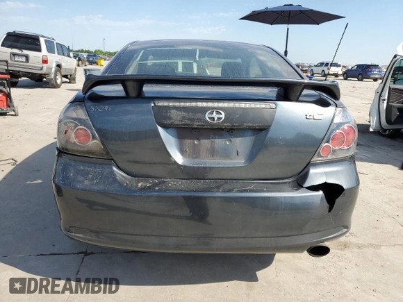 2007 Scion tC Spec with VIN JTKDE177X70167674, listed as a Copart auction lot 56434955 with Not provided miles and Salvage title. Bid and sale history available at DreamBid. Image 6.