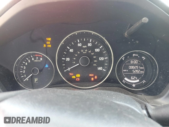 2016 Honda HR-V EX with VIN 3CZRU6H54GM740361, listed as a Copart auction lot 47611365 with 88,291 mi miles and Salvage Title. Bid and sale history available at carsss.com. Image 9.