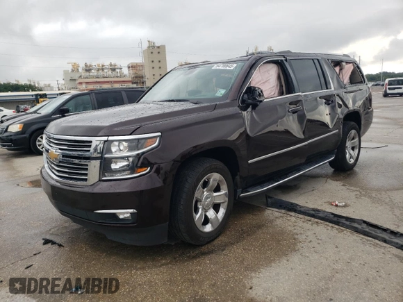 2020 Chevrolet Suburban Premier with VIN 1GNSCJKC7LR210387, listed as a Copart auction lot 64700645 with Not provided miles and Salvage title. Bid and sale history available at DreamBid. Image 1.