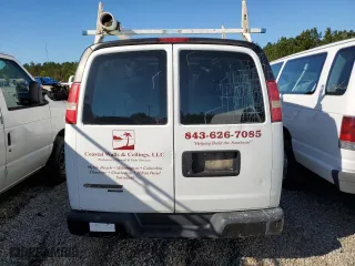 2012 Chevrolet Express Cargo Van with VIN 1GCSGAFX1C1137350, listed as a Copart auction lot 76128634 with 223,038 mi miles and Clean Title. Bid and sale history available at carsss.com. Image 6.