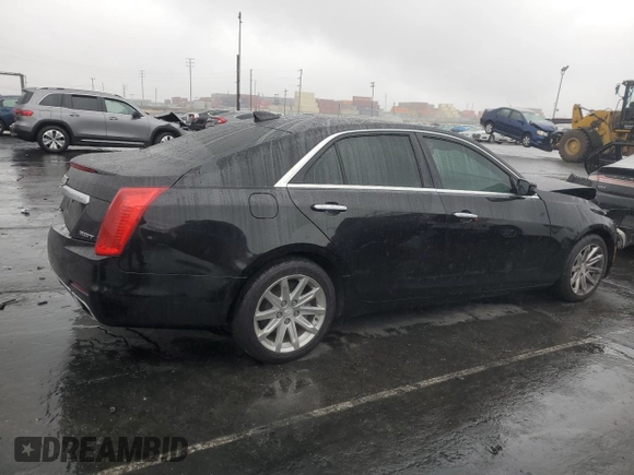 2015 Cadillac CTS Luxury RWD with VIN 1G6AR5SX4F0112846, listed as a Copart auction lot 86816684 with 86,025 mi miles and Salvage Title. Bid and sale history available at DreamBid. Image 3.