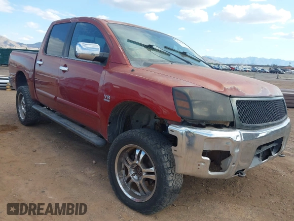 2004 Nissan Titan LE z VIN 1N6AA07B14N538821, wystawiony jako IAAI lot #42197242 z przebiegiem 243 310 mil mil oraz . Historia ofert i sprzedaży dostępna na DreamBid. Obrazek 1.