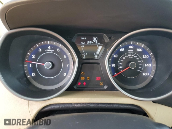 2013 Hyundai Elantra Limited z VIN 5NPDH4AE8DH319666, wystawiony jako Copart lot #54671365 z przebiegiem 89 473 mil mil oraz Szkoda całkowita • Salvage title. Historia ofert i sprzedaży dostępna na DreamBid. Obrazek 9.