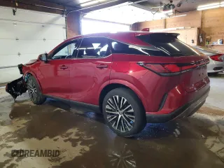 2023 Lexus RX 350h with VIN 2T2BBMCA5PC013398, listed as a Copart auction lot 50963615 with 13,587 mi miles and Salvage Title. Bid and sale history available at DreamBid. Image 2.