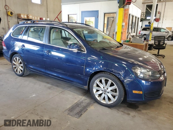 2013 Volkswagen Jetta SportWagen TDI w/Sunroof & Nav with VIN 3VWPL7AJ4DM606410, listed as a Copart auction lot 71352734 with 141,334 mi miles and Salvage Title. Bid and sale history available at carsss.com. Image 4.