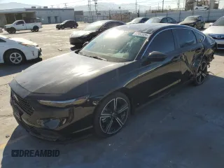 2023 Honda Accord Sport with VIN 1HGCY2F57PA021258, listed as a Copart auction lot 62952525 with 21,957 mi miles and Salvage title. Bid and sale history available at DreamBid. Image 1.