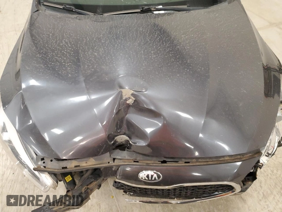 2014 Kia Cadenza Premium with VIN KNALN4D70E5165793, listed as a Copart auction lot 82120484 with 75,129 mi miles and Salvage Title. Bid and sale history available at carsss.com. Image 12.