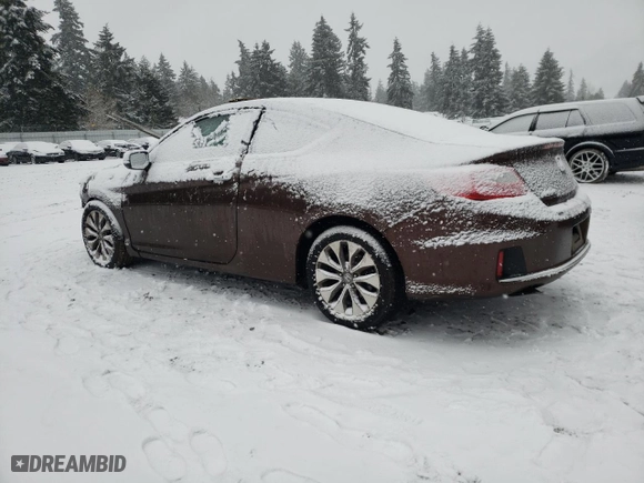 2013 Honda Accord Cpe EX with VIN 1HGCT1B77DA001460, listed as a Copart auction lot 45355795 with 57,897 mi miles and Salvage Title. Bid and sale history available at carsss.com. Image 2.