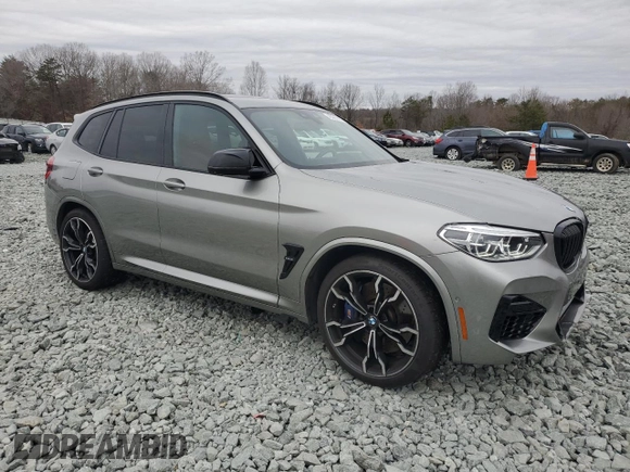 2021 BMW X3 M z VIN 5YMTS0C08M9G76226, wystawiony jako Copart lot #43261415 z przebiegiem 41 258 mil mil oraz Nie do naprawy • Non repairable. Historia ofert i sprzedaży dostępna na DreamBid. Obrazek 4.